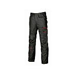 UPower Don't worry Black 's 40% Polyester, 60% Cotton Durable Trousers 29-31in, 74-78cm Waist