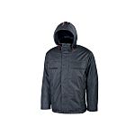 UPower Don't worry Grey, Water Repellent Hoodie Jacket, 3XL