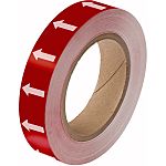 Reflexní páska 275102, Červená, bílá Polyester Akrylát Brady
