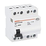 Lovato P1RD Residual Current Circuit Breaker, 40A, 4P Pole, 30mA, Type AC, 230 V ac, 400 V ac