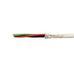Alpha Wire Alpha Essentials Communication & Control Control Cable, 1 Cores, 0.35 mm², DEF STAN, Screened, 1000ft, White