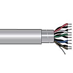 Alpha Wire Alpha Essentials Communication & Control Control Cable, 1 Cores, 0.25 mm², Screened, 100ft, White PVC