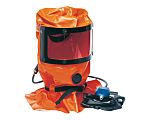 Sundstrom H03-0312 Black, Orange PC, Polyester, PVC, Rubber Protective Hood, Resistant to Chemical
