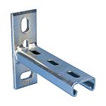 nVent CADDY Steel Slotted DIN Rail, C Compatible, 300mm x 45mm x 125mm