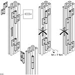 Bosch Rexroth Steel Hinge Pin with a Grooved Pin, 70mm x 6mm x 6mm