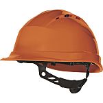 Delta Plus QUARTZ UP IV Orange Safety Helmet , Adjustable, Ventilated