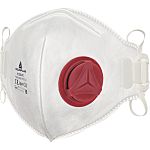 Delta Plus M1300V Series Disposable Respirator for General Purpose Protection, FFP3, Valved, Fold Flat, 10Each per