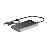 USB-C to Dual-HDMI Adapter, 4K 60Hz, PD