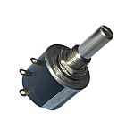 RS PRO 10kΩ Rotary Potentiometer 10-Turns 1-Gang Bushing Mount