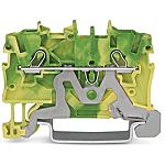 WAGO 2000-1207 TOPJOB S Series Green, Yellow, 1mm², 1-Level, Push-In Cage Clamp Termination, ATEX, EAC Ex, IECEx