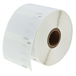 RS PRO White Black Print Label Roll, 32mm Width, 57mm Height, 1000Per Roll Qty