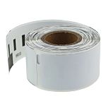 RS PRO White Black Print Label Roll, 28mm Width, 89mm Height, 130Per Roll Qty