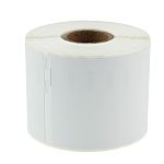 RS PRO White Black Print Label Roll, 54mm Width, 101mm Height, 220Per Roll Qty