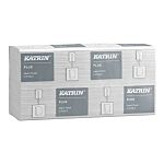 Katrin Katrin Plus Folded White Paper Towel, 240 x 330mm, 2-Ply, 100 Sheets