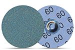 Lumberg DEBURRING ZIRCO Zirconium Sanding Disc, 38mm, P120 Grade, P120 Grit, 100 in pack