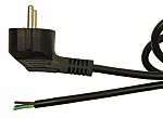 RS PRO Right Angle Type F German Schuko Plug to Unterminated Power Cord, 2m