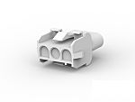 TE Connectivity, Universal MATE-N-LOK Receptacle Connector Housing, 6.35?mm Pitch, 3 Way, 1 Row Horizontal