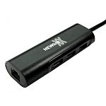 NewLink 3 Port USB Network Adapter USB 3.1 RJ45 Female to USB C 5000Mbit/s Network Speed