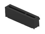 TE Connectivity 5-2364427 Series Vertical Female Edge Connector, Board Mount, 64-Contacts, 1mm Pitch, 2-Row, Surface