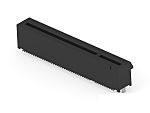 TE Connectivity 5-2378762 Series Vertical Female Edge Connector, Board Mount, 98-Contacts, 1mm Pitch, 2-Row, Surface
