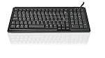 Ceratech KYB500-K103 Wired PS/2, USB Compact Keyboard, QWERTY (US), Black