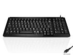Ceratech KYB500-K103 Wired USB Compact Keyboard, QWERTY (UK), Black