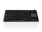 Ceratech KYB500-K82F-UB Wired USB Compact Touchpad Keyboard, QWERTY (UK), Black