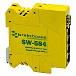 Brainboxes SW-584, 4 Port Network Switch