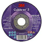 3M 99306 Cubitron 3 Grinding Wheel, 115mm Diameter, 36+ Grit