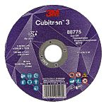 3M 88775 Cubitron 3 Cut-Off Wheel, 125mm Diameter, 36+ Grit