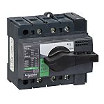 Schneider Electric 3P Pole Fixed Isolator Switch - 40A Maximum Current, 22kW Power Rating, IP40
