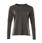 Mascot Workwear Anthracite/Black 45% Polyester, 55% Coolmax Pro Long Sleeve T-Shirt, UK- 2XL