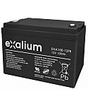 Exalium 12V Lead Acid Battery, 100Ah