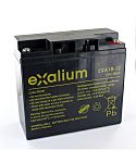 Exalium 12V Lead Acid Battery, 18Ah