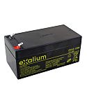 Exalium 12V Lead Acid Battery, 3Ah