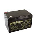 Exalium 12V F2 Lead Acid Battery, 14Ah