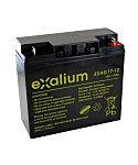 Exalium 12V Lead Acid Battery, 17Ah