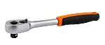 Bahco 8150QR 1/2 in Square Ratchet with Comfortable Handle Handle, 250 mm Overall