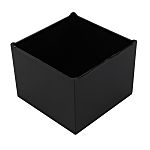 Caja de encapsulado de ABS, 40 x 40 x 39mm de color Negro