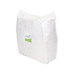 Davis & Moore White Cotton Wipes for General Purpose, Dry Use, Bag, Repeat Use