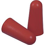 Delta Plus CONIC010 Series Red Disposable Unattached Ear Plugs, 36dB Rated, 10Pair Pairs