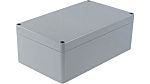 1-Avel RND Series Dark Grey ABS Enclosure, IP65, Dark Grey Lid, 200 x 120 x 75mm
