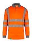 Beeswift EWCPKLS Orange Unisex Hi Vis Polo Shirt, 3XL