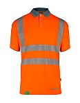 Beeswift EWCPKSS Orange Unisex Hi Vis Polo Shirt, 3XL