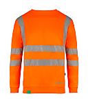 Sudadera de alta visibilidad Beeswift de color Naranja, talla 4XL