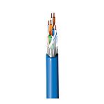 Belden1633E, 305m Cat5e, Blue Unterminated to Unterminated, Foil, Unterminated PVC Sheath