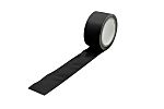 RS PRO Black PVC 33mm Hazard Tape, 0.15mm Thickness