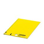 Phoenix Contact Yellow Adhesive Multipurpose Label, Pack of 10EA
