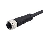 RS PRO Straight Female 4 way M12 to Cable, 5m