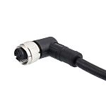 RS PRO Right Angle Female 4 way M12 to Cable, 5m